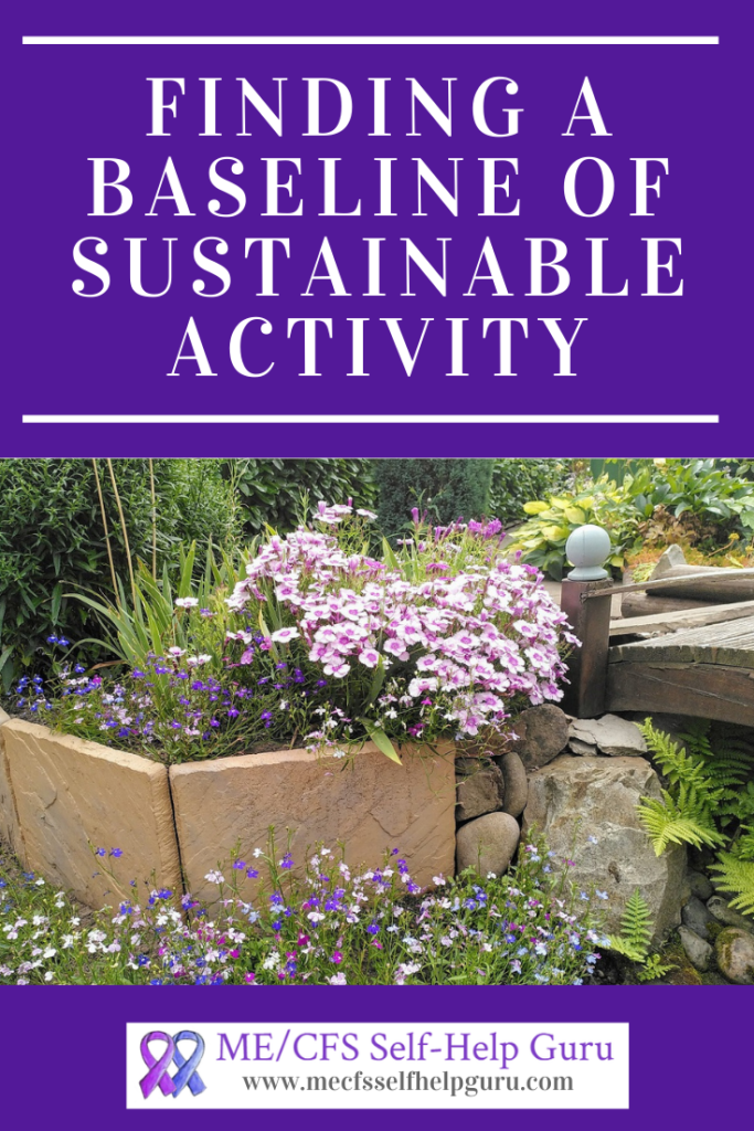 pin for article about finding a baseline of sustainable activity