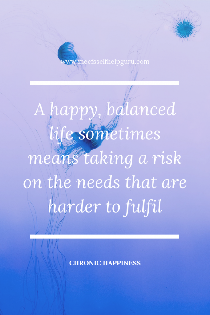 Sometimes we need to risk our energy for a happy, balanced life