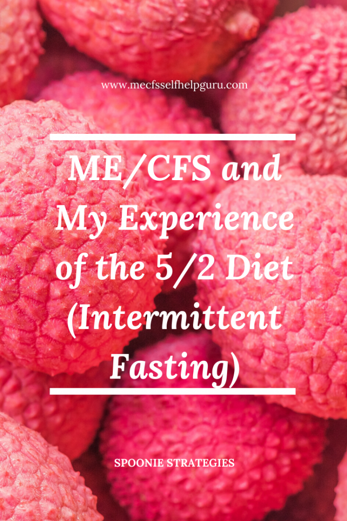 my experience of intermittent fasting with #mecfs