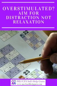 pin showing distraction when overstimulated