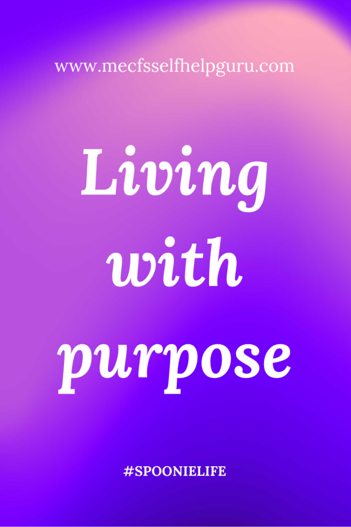 pin for living with purpose