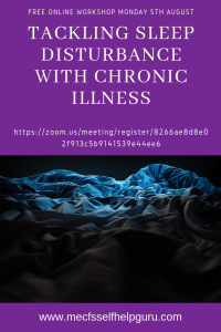 Free online workshop for tackling sleep disturbance with chronic illness