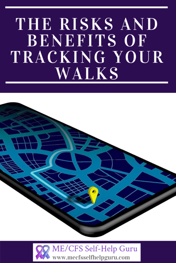 pin showing a tracking app