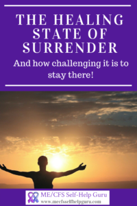 pinterest image for the healing state of surrender