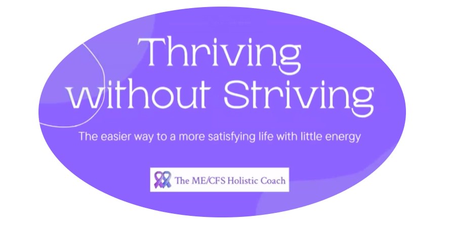 Thriving without Striving