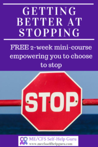 pin with stop sign for free minicourse