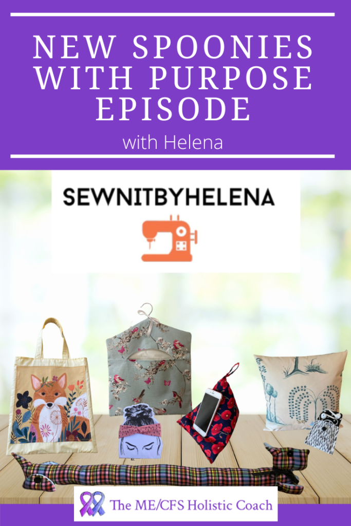 pinfor podcast wpisode showing things Helena has sewn